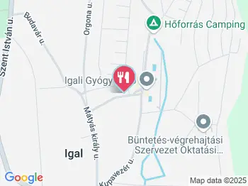 Marica Étterem Igal a térképen