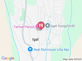 Igal Termál Panzió étterme Igal a térképen