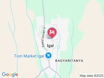 Thermal Panzió Igal Igal a térképen
