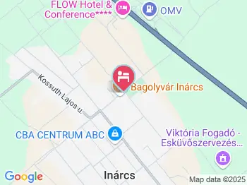 Bagolyvár Inárcs Inárcs a térképen