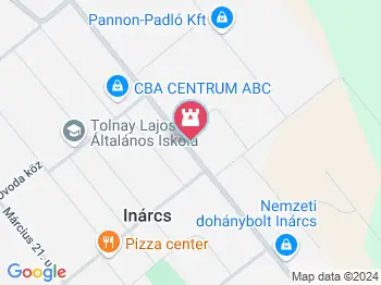 Inárcsi Tájház Inárcs a térképen