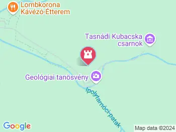 Kőszikla ösvény Ipolytarnóc a térképen