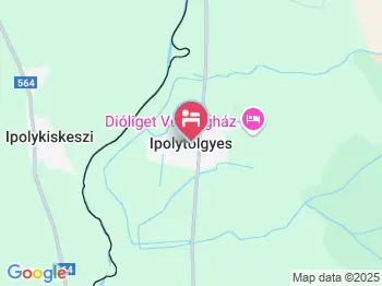 Dióliget Vendégház Ipolytölgyes a térképen