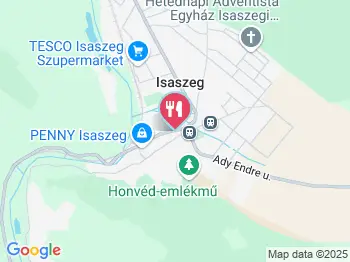 Csata Vendéglő és Panzió Isaszeg a térképen