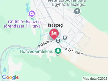 Csata Vendéglő & Panzió Isaszeg a térképen