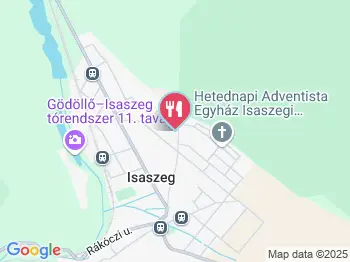 Zöld Sasok Étterem Isaszeg a térképen