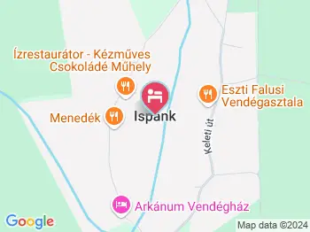 Adél Vendégház Ispánk a térképen