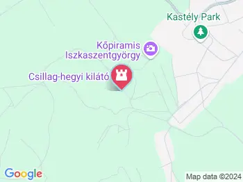 Csillaghegyi-kilátó Iszkaszentgyörgy a térképen