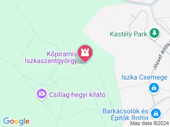 Kőpiramis Iszkaszentgyörgy a térképen