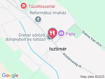 Patkó Presszó Isztimér a térképen