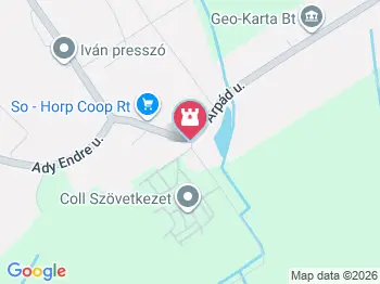 Petőfi-emlék Iván a térképen