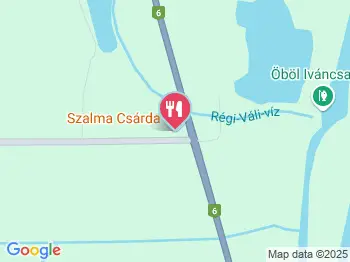 Szalma Csárda Iváncsa a térképen