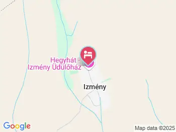 Vidéki Idill Vendégház Izmény a térképen
