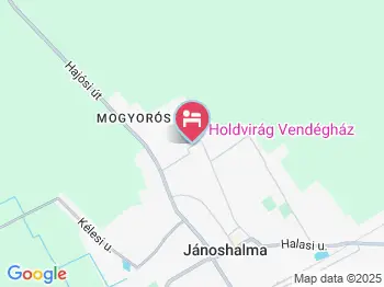 Holdvirág Vendégház Jánoshalma a térképen