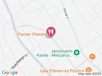 Piactéri Büfé-Étterem Jánoshalma a térképen