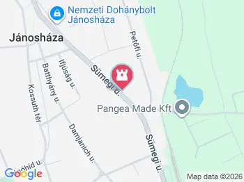 Elekes Pajtamúzeum Jánosháza a térképen