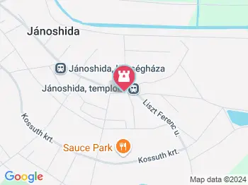 Trianoni-emlékmű Jánoshida a térképen