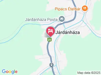 Holiday Vendégház & Szabadidőkert Járdánháza a térképen