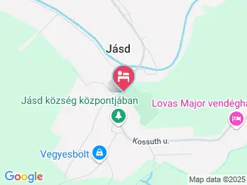 Kuckó Vendégház Jásd a térképen