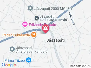 Kisboldogasszony-templom Jászapáti a térképen