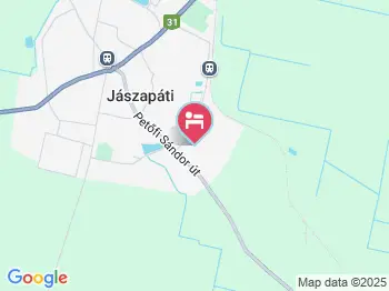 Pacsirta Vendégház Jászapáti a térképen