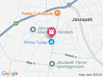 Szent István és Gizella Jászapáti a térképen