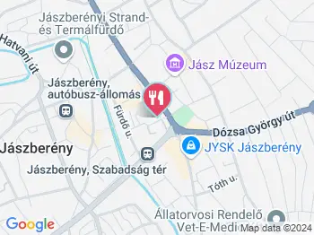 Birs kávézó és bisztró Jászberény a térképen