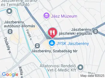 Gösser Fórum Söröző Jászberény a térképen
