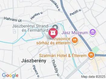 Jászberényi Strand és Termálfürdő Jászberény a térképen