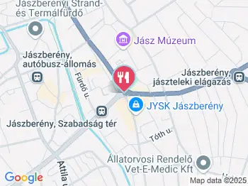 Krusovice Sörház Jászberény a térképen