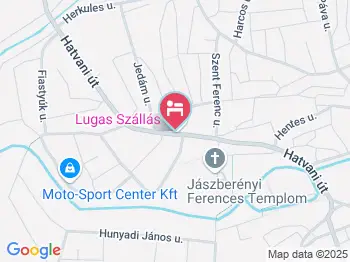 Lugas Szállás Jászberény a térképen