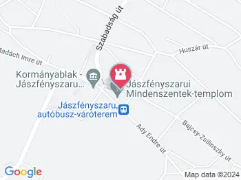 Csíksomlyói kegykép Jászfényszaru a térképen