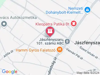 Kiss József Helytörténeti Gyűjtemény Jászfényszaru a térképen