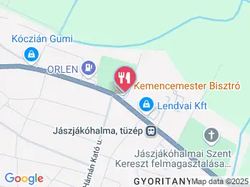 Kemencemester Bisztró Jászjákóhalma a térképen