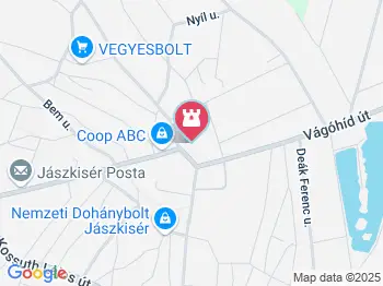 Hősi emlékmű Jászkisér a térképen