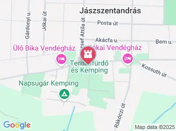 Jászszentandrás Termálfürdő és Kemping Jászszentandrás a térképen