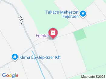 Egérke Jenő a térképen