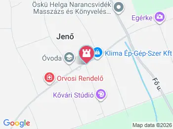 Kisvakond szobor Jenő a térképen