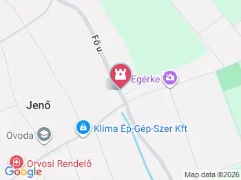 Virághordó Manó Jenő a térképen