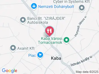 Hodosi Pizzéria Kaba a térképen