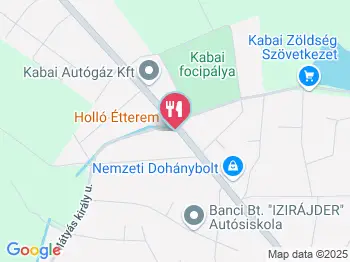 Holló Étterem Kaba a térképen