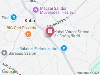 Kabai Városi Gyógyfürdő Kaba a térképen