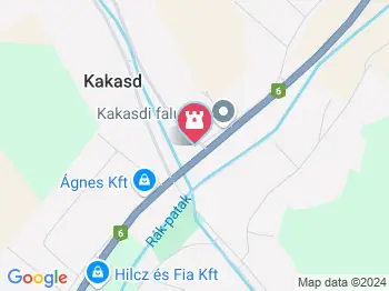 Szent Anna-kápolna Kakasd a térképen