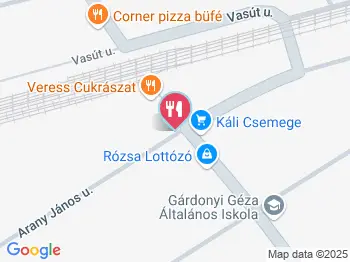 Veress Cukrászda Kál a térképen