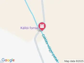 Kállói-forrás Kálló a térképen