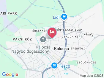 Ágnes Vendégház Kalocsa a térképen
