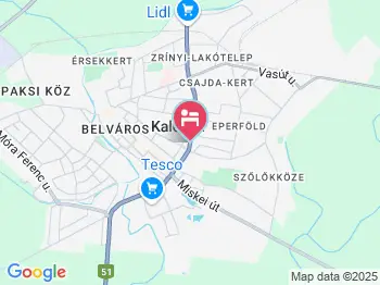 Alexandra Panzió Kalocsa a térképen