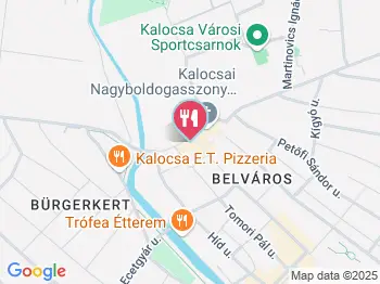 Asztrik Étterem Kalocsa a térképen