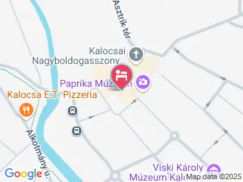 Asztrik Panzió Kalocsa a térképen