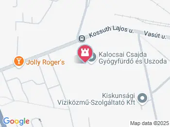 Csajda Fürdő Kalocsa a térképen